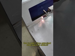 Robot automatic laser welding 1.5mm galvanized sheet electrical cabinet.